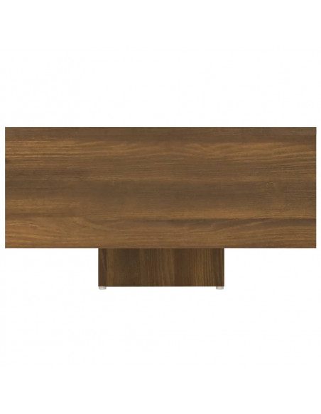 Tavolino da Salotto Rovere Marrone 85x55x31cm Legno Multistrato