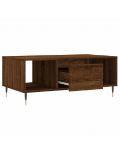 Tavolino da Salotto Rovere Marrone 90x50x36,5 cm in Multistrato