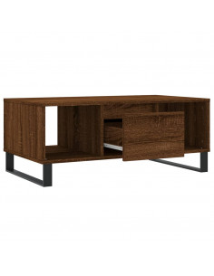 Tavolino da Salotto Rovere Marrone 90x50x36,5 cm in Multistrato