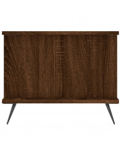 Tavolino da Salotto Rovere Marrone 90x50x40cm Legno Multistrato