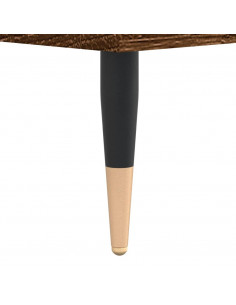 Tavolino da Salotto Rovere Marrone 90x50x40cm Legno Multistrato