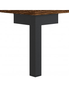 Tavolino da Salotto Rovere Marrone 90x50x40cm Legno Multistrato