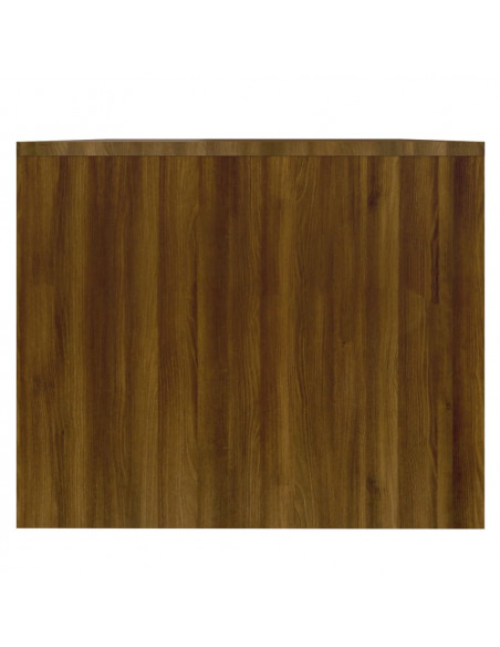 Tavolino da Salotto Rovere Marrone 90x50x41,5 cm in Truciolato