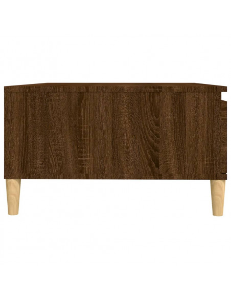 Tavolino da Salotto Rovere Marrone 90x60x35 cm in Truciolato