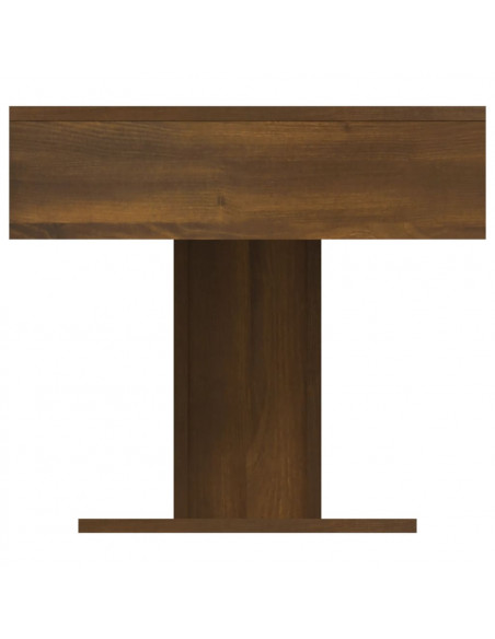Tavolino da Salotto Rovere Marrone 96x50x45cm Legno Multistrato