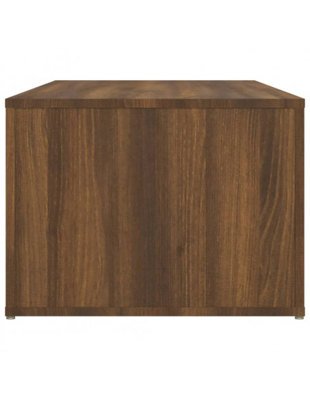 Tavolino da Salotto Rovere Marrone100x50x36cm Legno Multistrato
