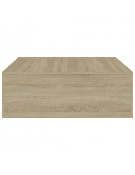 Tavolino da Salotto Rovere Sonoma 100x100x35 cm in Truciolato
