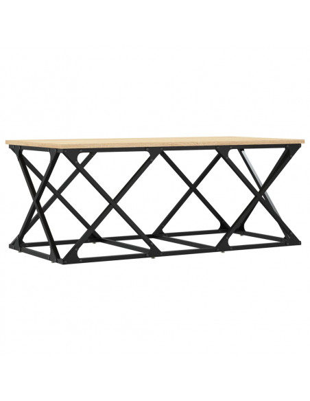Tavolino da Salotto Rovere Sonoma 100x49x40cm Legno Multistrato