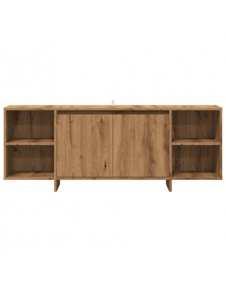 Mobile TV Rovere Artigianale 130x35x50 cm in Legno Multistrato