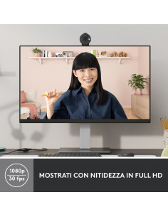 Logitech Brio 300 webcam 2 MP 1920 x 1080 Pixel USB-C Grafite 2