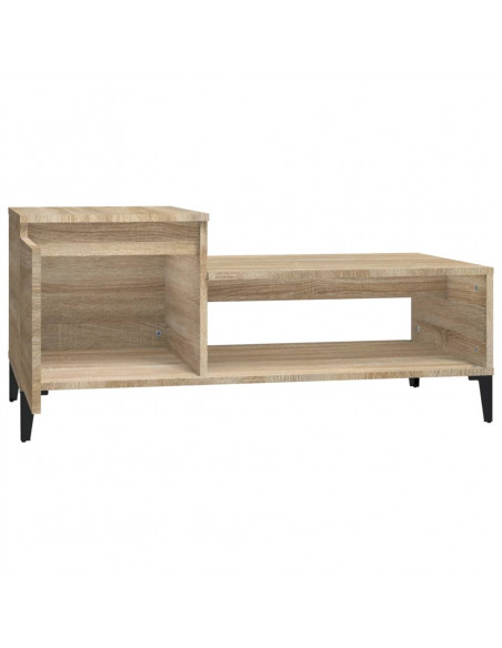 Tavolino da Salotto Rovere Sonoma 100x50x45cm Legno Multistrato