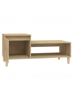 Tavolino da Salotto Rovere Sonoma 100x50x45cm Legno Multistrato