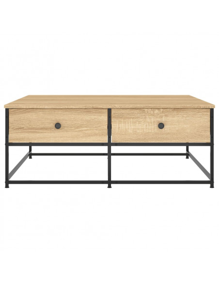 Tavolino da Salotto Rovere Sonoma 100x99x40cm Legno Multistrato