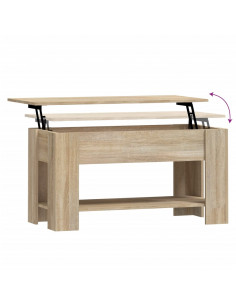 Tavolino da Salotto Rovere Sonoma 101x49x52cm Legno Multistrato