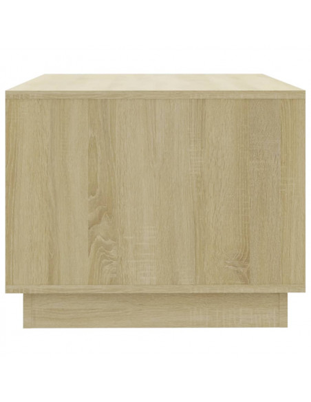 Tavolino da Salotto Rovere Sonoma 102,5x55x44 cm in Truciolato