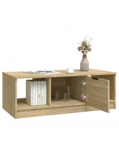 Tavolino da Salotto Rovere Sonoma 102x50x36cm Legno Multistrato