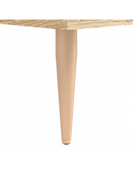 Tavolino da Salotto Rovere Sonoma 102x50x40cm Legno Multistrato