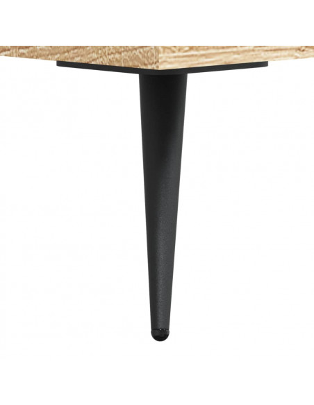 Tavolino da Salotto Rovere Sonoma 102x50x40cm Legno Multistrato