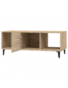 Tavolino da Salotto Rovere Sonoma 102x50x40cm Legno Multistrato