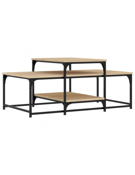 Tavolino da Salotto Rovere Sonoma 102x60x45cm Legno Multistrato