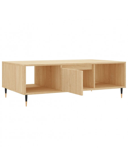 Tavolino da Salotto Rovere Sonoma 104x60x35cm Legno Multistrato