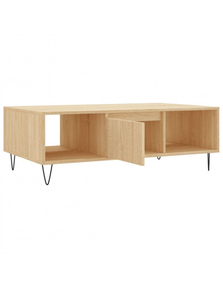 Tavolino da Salotto Rovere Sonoma 104x60x35cm Legno Multistrato
