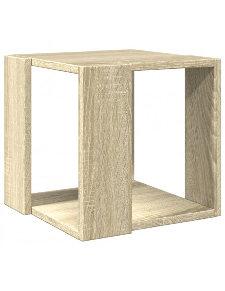 Tavolino da Salotto Rovere Sonoma 32x32x30cm Legno Multistrato