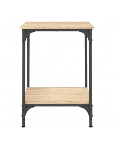 Tavolino da Salotto Rovere Sonoma 40x40x55 cm Legno Multistrato