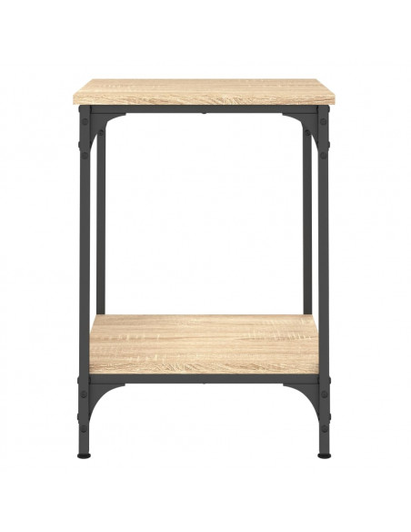 Tavolino da Salotto Rovere Sonoma 40x40x55 cm Legno Multistrato
