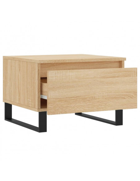 Tavolino da Salotto Rovere Sonoma 50x46x35 cm Legno Multistrato