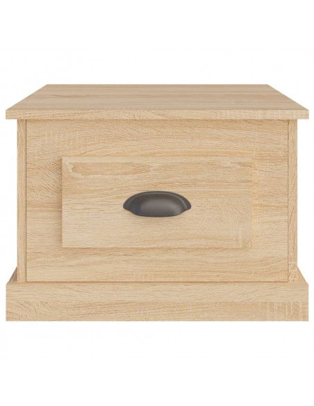 Tavolino da Salotto Rovere Sonoma 50x50x35 cm Legno Multistrato