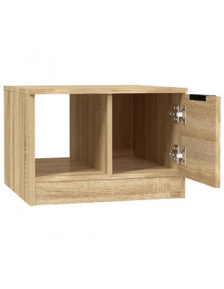 Tavolino da Salotto Rovere Sonoma 50x50x36 cm Legno Multistrato