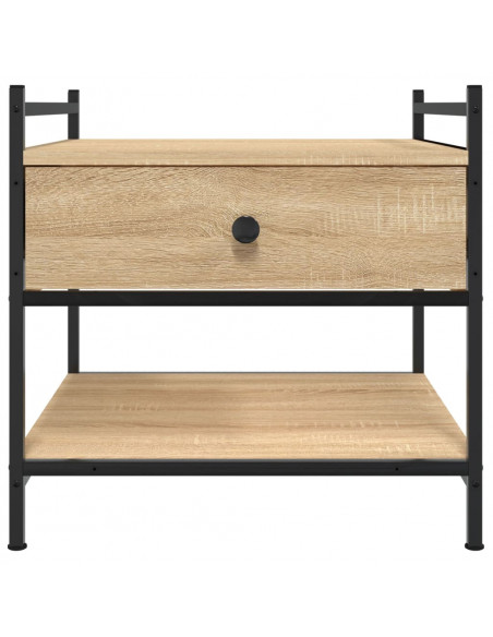 Tavolino da Salotto Rovere Sonoma 50x50x50 cm Legno Multistrato