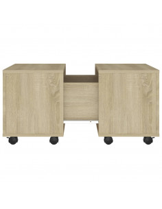 Tavolino da Salotto Rovere Sonoma 60x60x38 cm Legno Multistrato