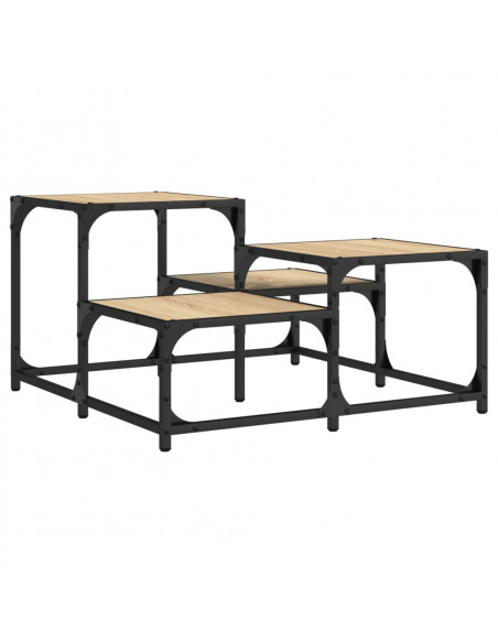 Tavolino da Salotto Rovere Sonoma 68x68x40 cm Legno Multistrato