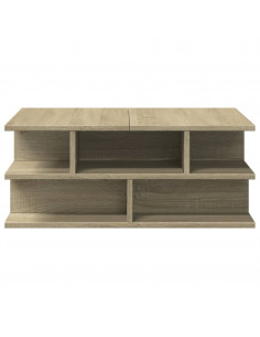 Tavolino da Salotto Rovere Sonoma 70x70x29 cm Legno Multistrato