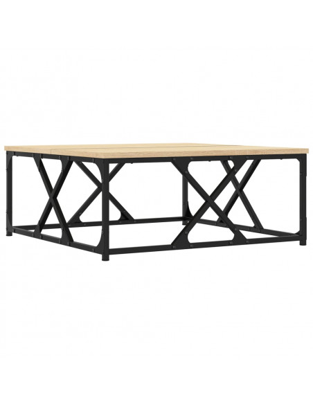 Tavolino da Salotto Rovere Sonoma 70x70x30 cm Legno Multistrato