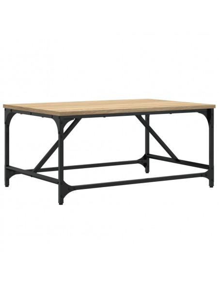 Tavolino da Salotto Rovere Sonoma 75x50x35cm Legno Multistrato