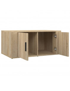 Tavolino da Salotto Rovere Sonoma 80x50x36 cm Legno Multistrato