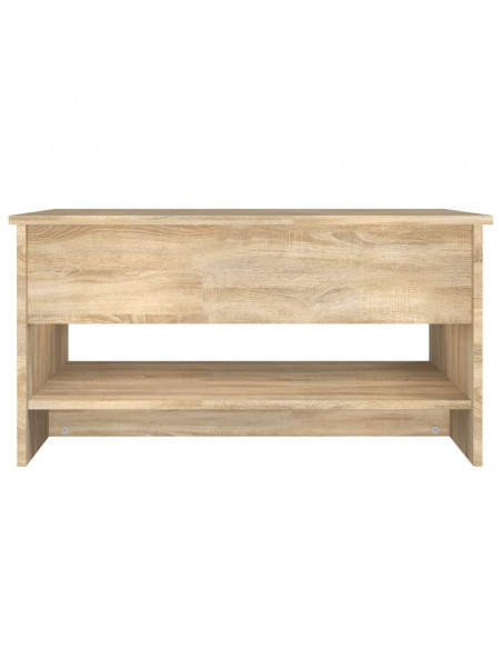 Tavolino da Salotto Rovere Sonoma 80x50x40 cm Legno Multistrato
