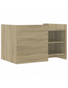 Tavolino da Salotto Rovere Sonoma 80x50x50 cm Legno Multistrato