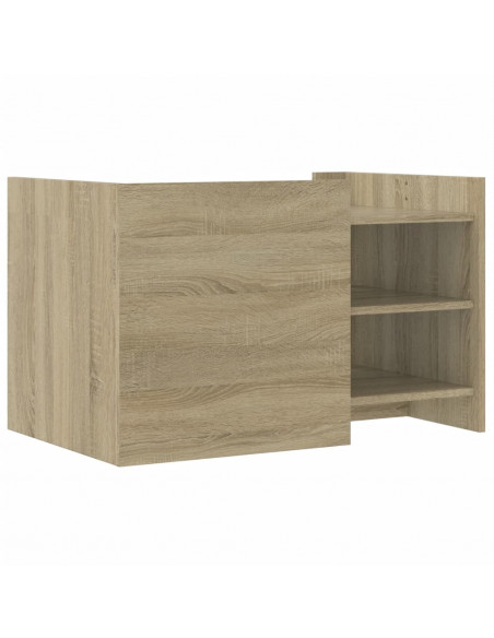Tavolino da Salotto Rovere Sonoma 80x50x50 cm Legno Multistrato