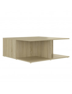 Tavolino da Salotto Rovere Sonoma 80x80x31 cm Legno Multistrato