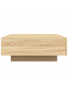 Tavolino da Salotto Rovere Sonoma 80x80x31 cm Legno Multistrato