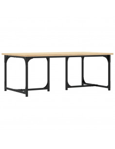 Tavolino da Salotto Rovere Sonoma 90x50x35 cm Legno Multistrato