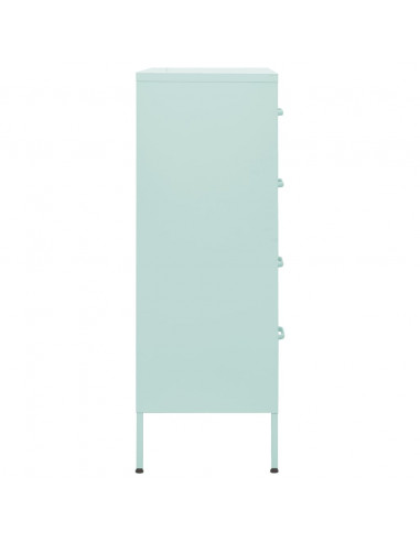 Cassettiera Menta 80x35x101,5 cm in Acciaio