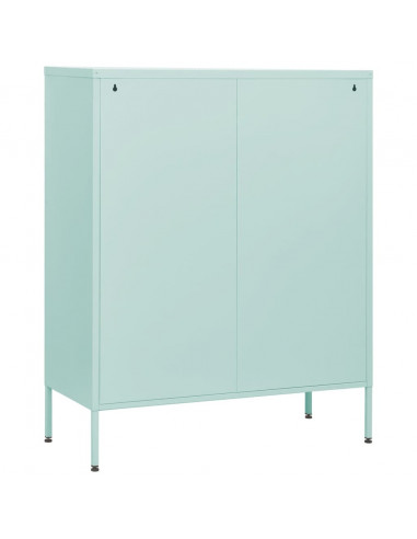 Cassettiera Menta 80x35x101,5 cm in Acciaio