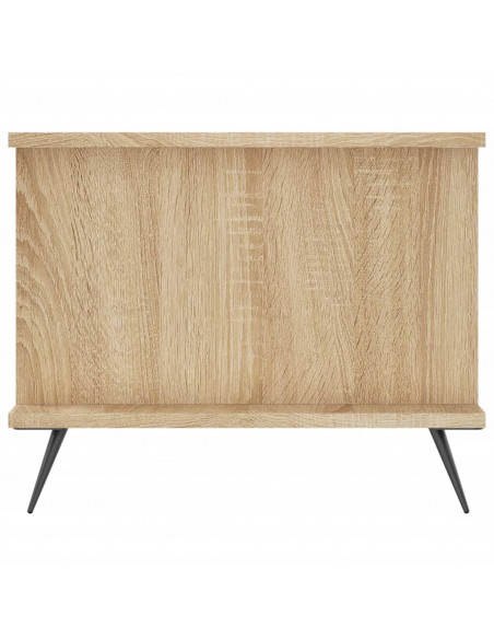Tavolino da Salotto Rovere Sonoma 90x50x40 cm Legno Multistrato