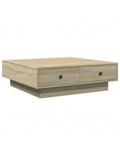 Tavolino da Salotto Rovere Sonoma 90x90x28 cm Legno Multistrato