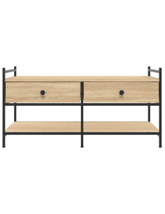 Tavolino da Salotto Rovere Sonoma 99x50x50cm Legno Multistrato